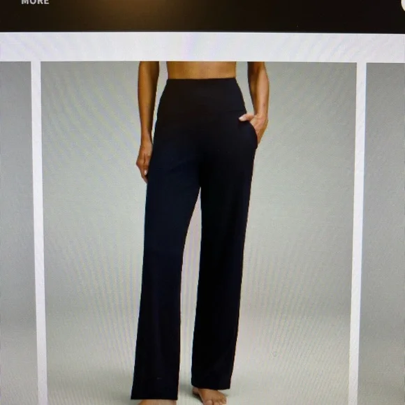 NWT Lululemon Align High Rise Wide Leg Pant Navy Size 4- 33” length - Picture 8 of 8